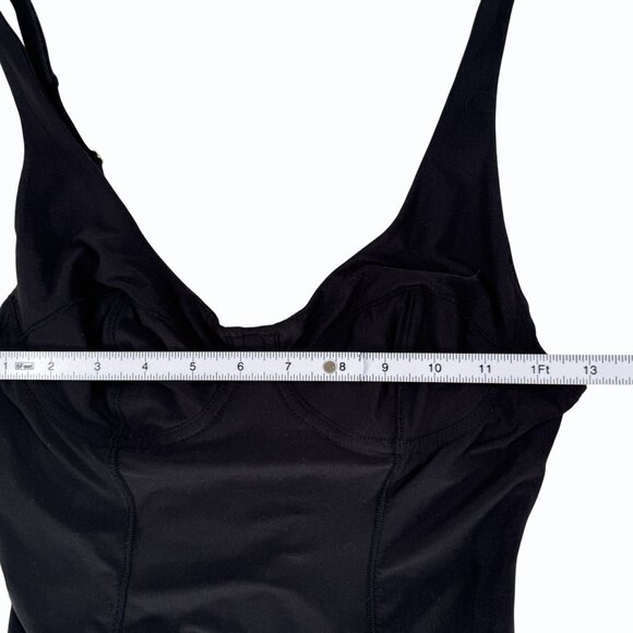 We Are HAH Eyes On Top‎ Black Bodysuit M Free People Underwire Adjustable Straps - Picture 12 of 14